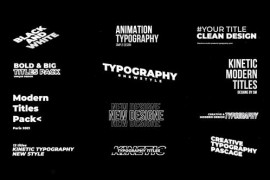 Typography Titles | DaVinci Resolve 32983733