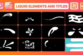 Liquid Shapes And Titles | FCPX 24017954