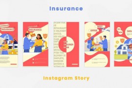 Insurance Illustration Instagram Story 44419936