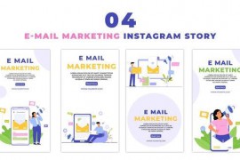 Creative E Mail Marketing 2D Character Instagram Story 47454138