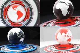 Hi-Tech Planet Earth Logo Reveals Bundle 43807881