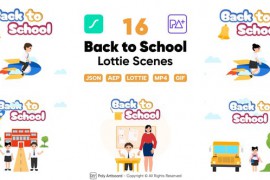 Back To School Lottie Scenes 47543609