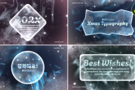 Xmas Typography for DaVinci Resolve 49794675