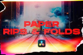 Paper Rips & Folds Transitions VOL. 2 | DaVinci Resolve 48998766