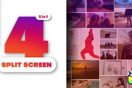 Multiscreen Transitions - 4 Split Screen 51737733