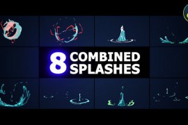 Combined Splashes for DaVinci Resolve 52259874