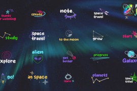 Space Titles for FCPX 45265906