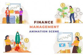 Finance Management Plan Animation Scene 43662383