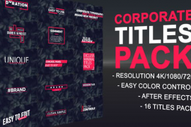 Minimal Corporate Titles | Premiere Pro 50409939