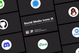 Social Media Icons III | FCPX 43784327