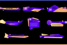 Bright Lower thirds 43266148