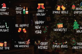 Christmas Comic Titles for DaVinci Resolve 42050200