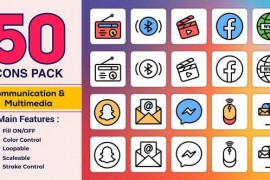 Dual Icons Pack - Communication & Multimedia 47737917