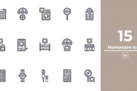 Homecare Icon After Effects 50076036