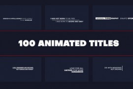 100 Animated Titles 46021926