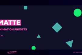 Matte Motion Presets Vol. 01 47667832