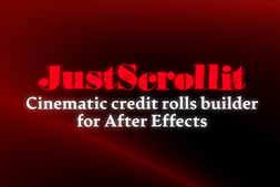 Free Download:Aescripts JustScrollit v1.0