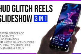 Hud Glitch Splitscreen Slideshow Reels and Stories 47710264