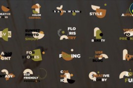 Geometric Smooth Titles for DaVinci Resolve 43125862