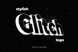 Stylish Glitch Logo 42258975