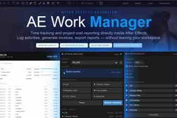 Free Download:Aescripts AE Work Manager v1.0