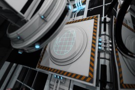 Sci-Fi Laser Scanning Logo 46278185