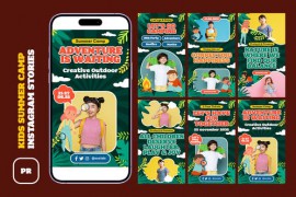 Kids Summer Camp Instagram Stories MOGRT 51742690