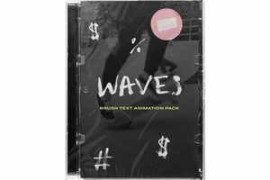Video Milkshake WAVES – BRUSH ANIMATED FONT PACK