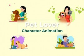 Pet Lover Character Explainer And Animation Scene Pack 36866280