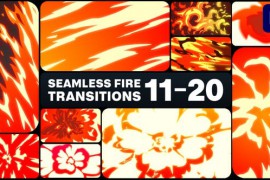 Seamless Fire Transitions for Premiere Pro 45976448