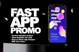 Fast App Promo - Mobile Promo Project for Davinci Resolve 45271100