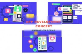 App Development Concept Animation 43333194