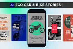 Free Download:ECO Car and Bike Marketing Stories 59734825