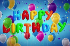 Happy Birthday Celebration With Confetties 32495725
