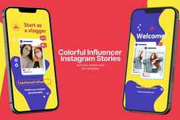 Free Download:Colorful Influencer Instagram Stories 59355604