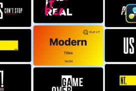 Big Modern Titles for DaVinci Resolve Vol. 04 48596275