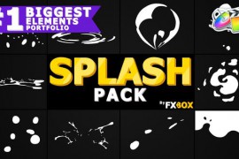 Cartoon Splash Elements | FCPX 25420936