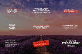 Typography Titles Text | FCPX & Apple Motion 46788676