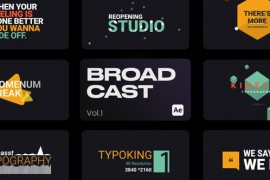 Broadcast Titles for After Effects 43507317