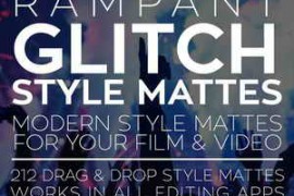 Glitch Style Mattes - Rampant Design Tools