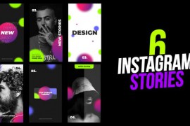6 Abstract Gradient Instagram Stories - Premiere Pro 44460235