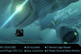 Robotic Fish Reveal Logo 15438281