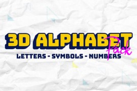 3D Alphabet Letters 48035151