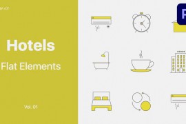 Hotels Icons for Premiere Pro Vol. 01 47502441