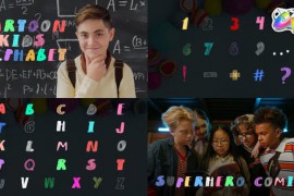 Colorful Cartoon Kids Alphabet | FCPX 46380306