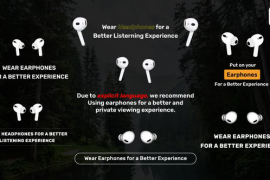 Use Earphones Advisory Animations 52400534