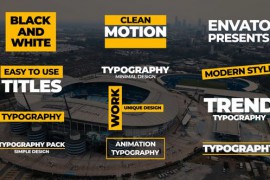 Typography Titles | FCPX & Apple Motion 45483812