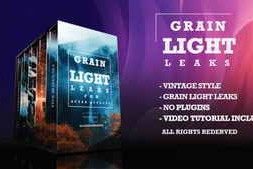 Free Download:Grain Film & Light Leaks Transition And Video Effect 59809696