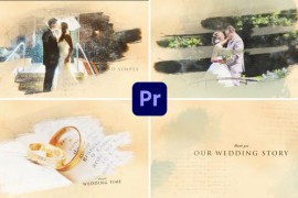 Wedding Romantic Love Ink & Brush Story 45167535