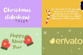 Animated Christmas Cards | Premiere Pro MOGRT 48999759